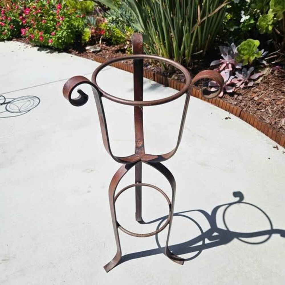 Vintage Wrought Iron Plant Stand